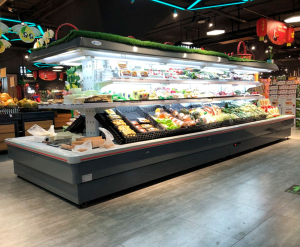 方形環(huán)島風幕柜